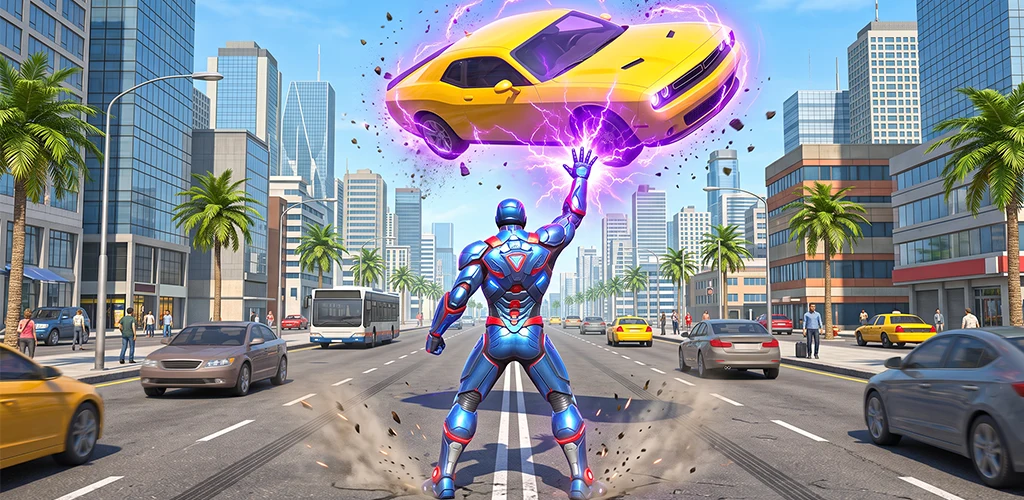 Spider Rope Hero - Crime City screenshot