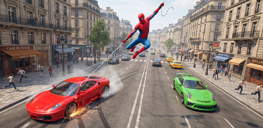 Spider Rope Hero - Crime City screenshot